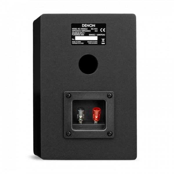 Denon SCN10 Bookshelf Speakers, Black at AV.com