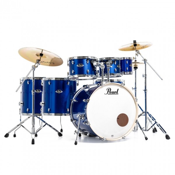 Pearl Export EXX 22'' 7pc Drum Kit, High Voltage Blue