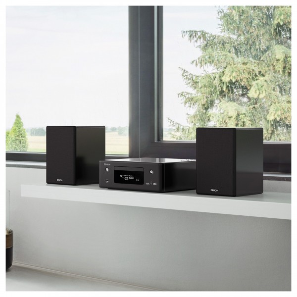 Denon SC-N10 Bookshelf Speakers | 2 X 65W | Award-Winning CEOL Series | Bass Reflex Port | Perfect For Smaller Rooms And Hoes | Compatible With A Wide Range Of Amplifiers - View #4