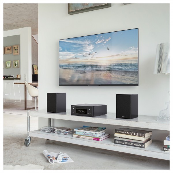 DENON SPEAKER SC-N10(黒) Amazon.com: Denon SC-N10 Bookshelf Speakers | 2 x 65W