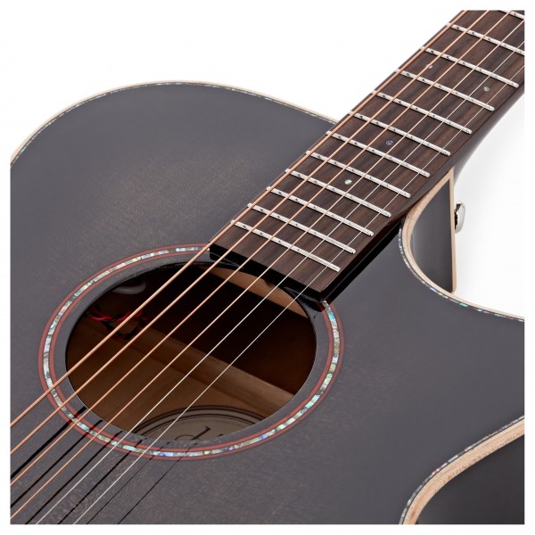 Hartwood Sonata Thinline Electro Acoustic Guitar, Black