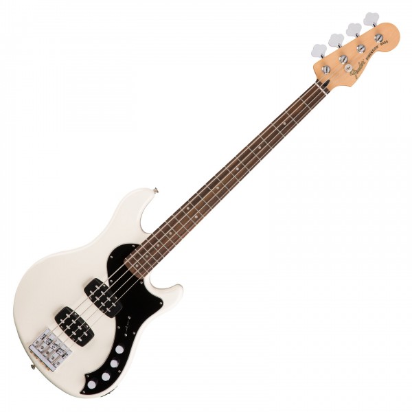 Fender Deluxe Dimension Bass Guitar, Olympic White