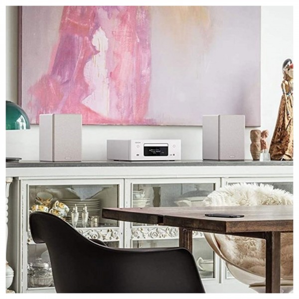 Denon SC-N10 Bookshelf Speakers | 2 X 65W | Award-Winning CEOL Series | Bass Reflex Port | Perfect For Smaller Rooms And Hoes | Compatible With A Wide Range Of Amplifiers - View #3