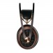 Meze 109 Pro Open Back Headphones, Walnut and Gold Side View