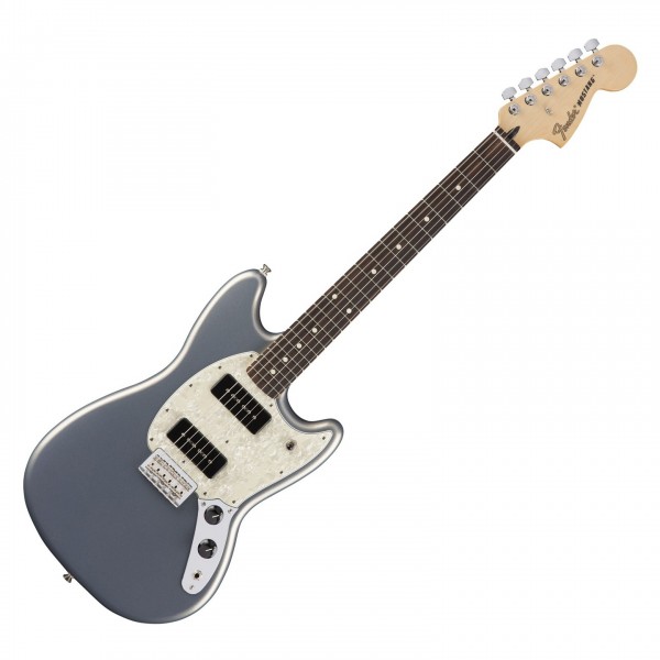 Fender Mustang 90 Electric Guitar, RW, Silver at Gear4music