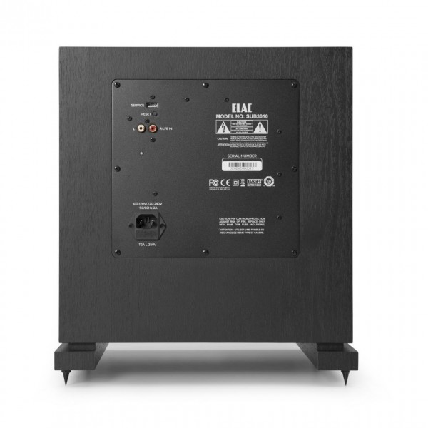 ELAC Debut SUB10EQ-3010 Black Ash Vinyl Subwoofer