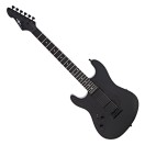 LA Select Modern Left Handed Guitar by Gear4music, Blackout