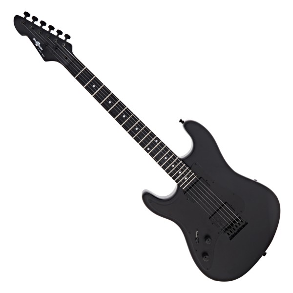 LA Select Left Handed Guitar HH by Gear4music, Blackout