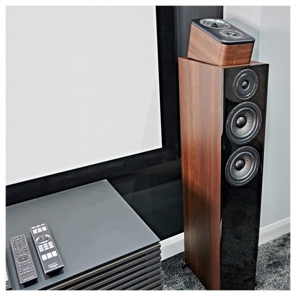 Wharfedale D300 3D Surround Speaker, walnut - lifestyle