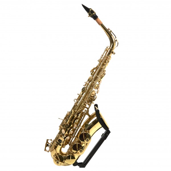 Alto Saxophone by Gear4music, Gold - Secondhand