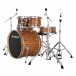 Ludwig Evolution 22'' 6pc Drum Kit, Cherry - Side