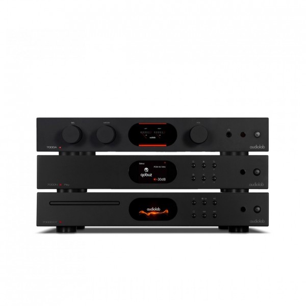 Audiolab 7000 Series Hi-Fi Bundle, Black
