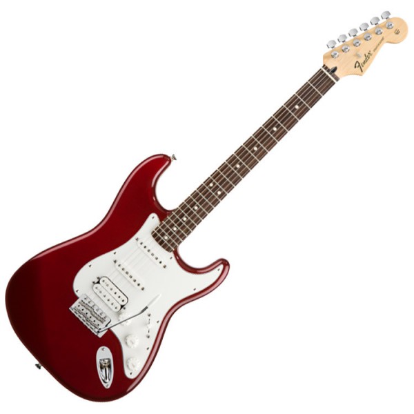 Fender Standard Stratocaster HSS Electric Guitar, RW, Candy Apple Red