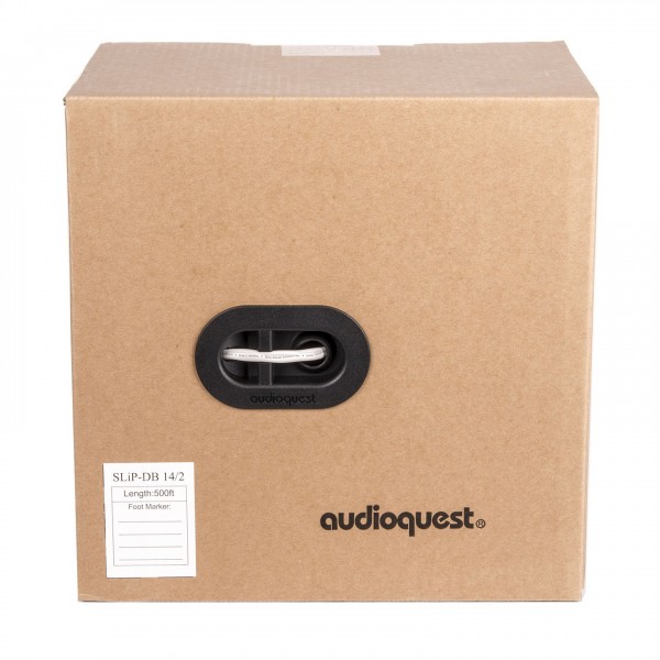 AudioQuest SLiP-DB 14/2 Install Speaker Cable, White, 152m Reel Box View 3