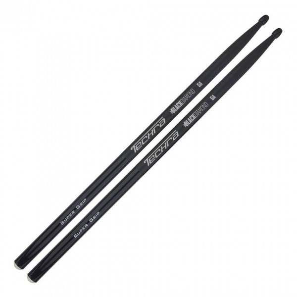 Techra 'Black Diamond' 5A Super Grip Drumsticks