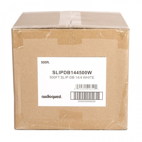 AudioQuest SLiP-DB 14 4 Install Speaker Cable, White, 152m Reel Box View