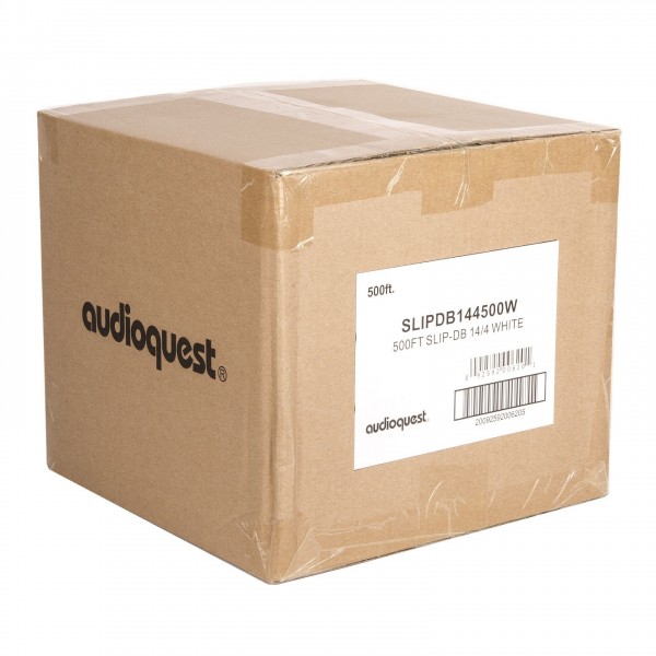 AudioQuest SLiP-DB 14 4 Install Speaker Cable, White, 152m Reel Box View 3