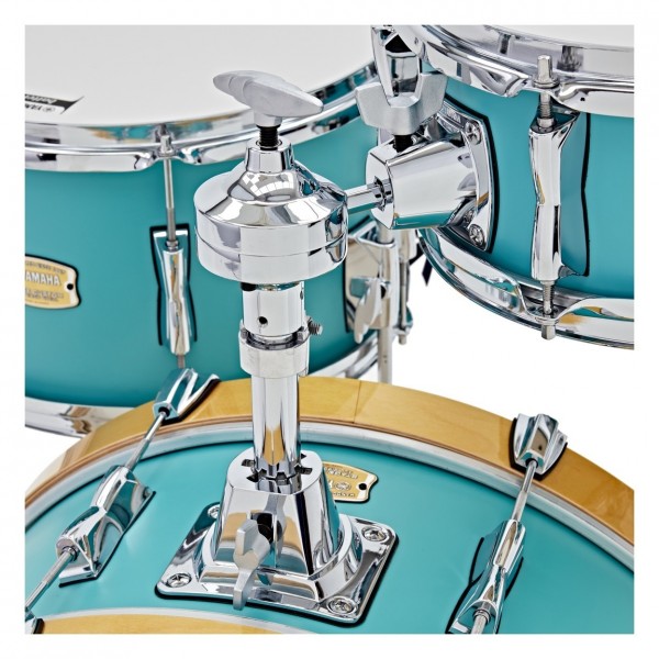 Yamaha Stage Custom Hip 20" 4pc Shell Pack, Matte Surf Green - Tom Mount