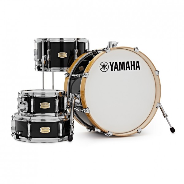 Yamaha Stage Custom Hip 20" 4pc Shell Pack, Raven Black - Disassembled 