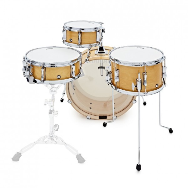 Yamaha Stage Custom Hip 20" 4pc Shell Pack, Natural Wood - Back