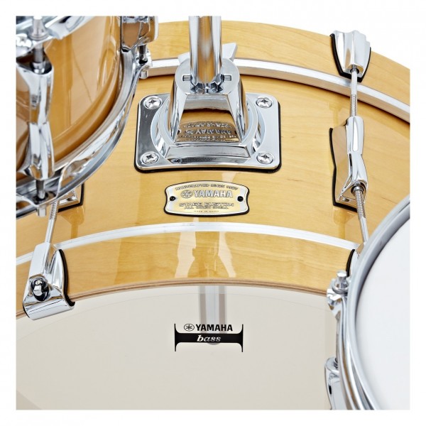 Yamaha Stage Custom Hip 20" 4pc Shell Pack, Natural Wood - Bass Drum