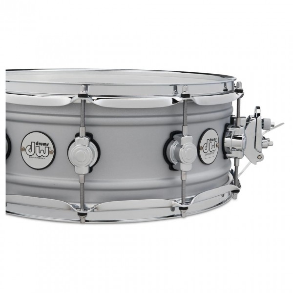 DW Design Series 14" x 5.5" Snare Drum, Aluminium Shell - Throwoff