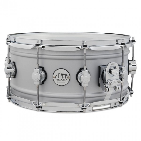 DW Design Series 14" x 6.5" Snare Drum, Aluminium Shell - Throw Off 2
