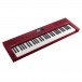 Roland GO:KEYS 3 Music Creation Keyboard, Dark Red - side