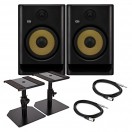 KRK ROKIT RP8 G5 Studio Monitor Bundle