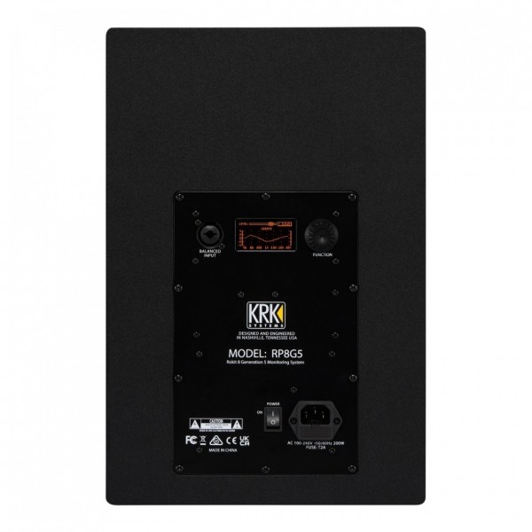 KRK ROKIT RP8 Generation Five Studio Monitor - Rear