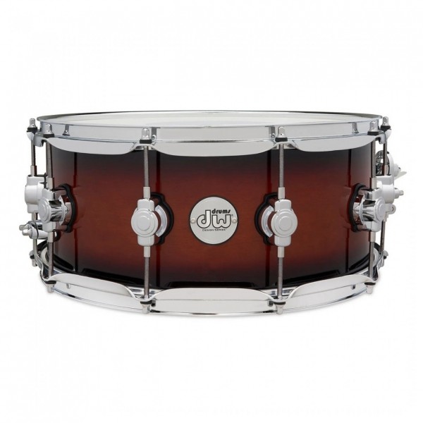 DW Design Series 14" x 6" Snare Drum, Tobacco Burst