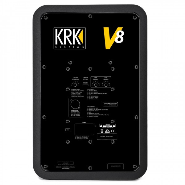 KRK V8S4 Studio Monitor, Single