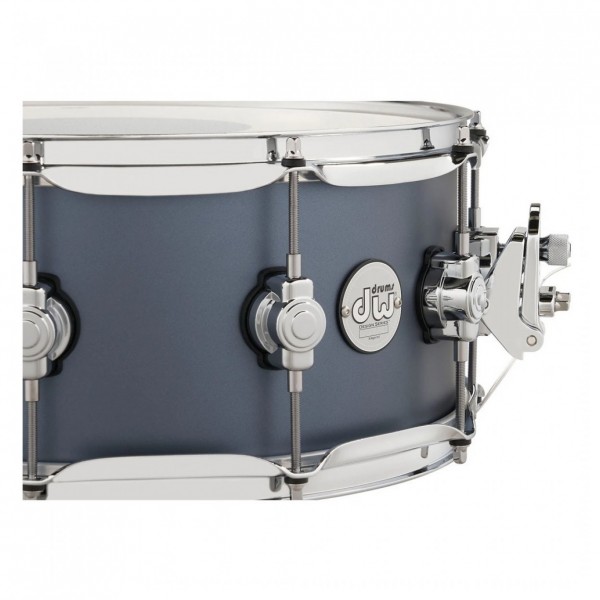DW Design Series 14" x 6" Snare Drum, Blue Slate - Throw Off