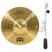 Meinl HCS 10'' Splash & Gear4music Deluxe Weighted Cymbal Grabber Arm