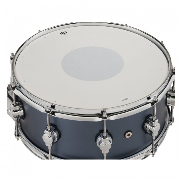 DW Design Series 14" x 6" Snare Drum, Blue Slate - Batter head