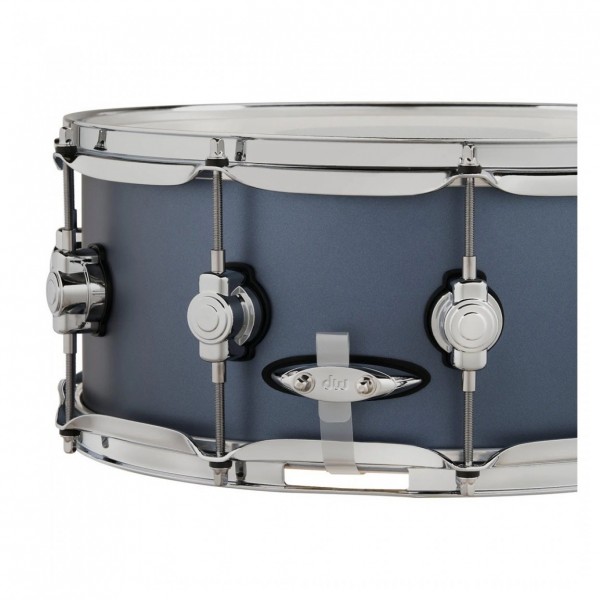 DW Design Series 14" x 6" Snare Drum, Blue Slate - Strainer
