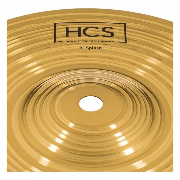 Meinl HCS 8'' Splash & Gear4music Deluxe Weighted Cymbal Grabber Arm