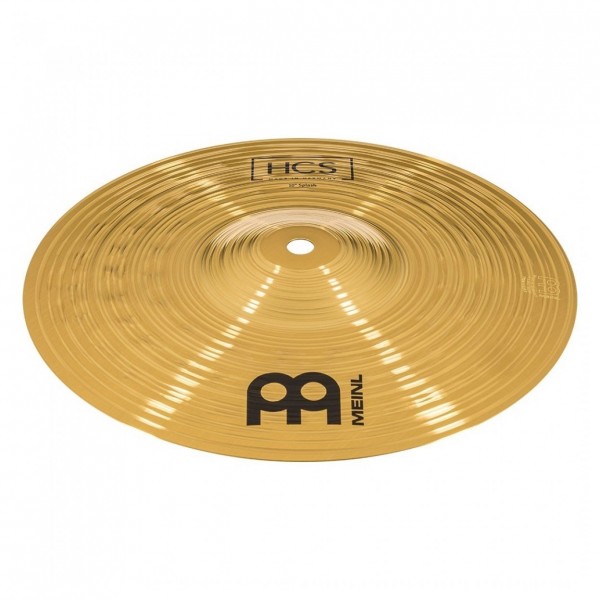 Meinl HCS 10'' Splash & Gear4music Deluxe Weighted Cymbal Grabber Arm