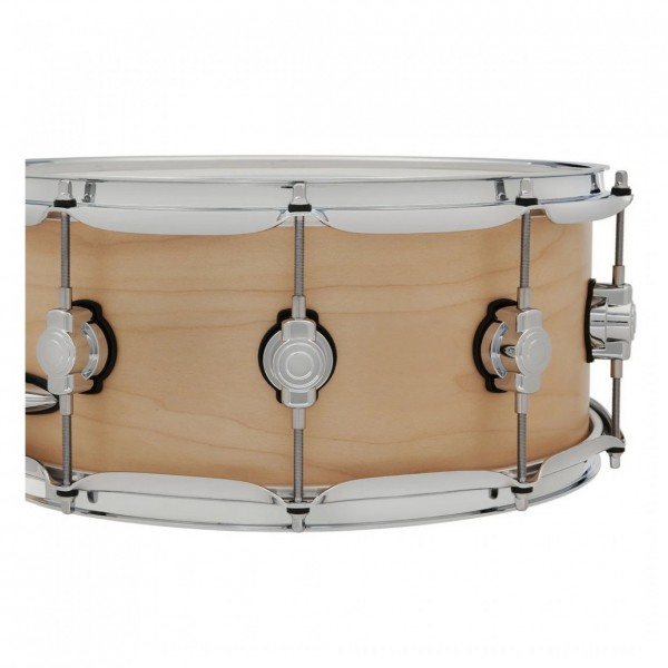 DW Design Series 14" x 6" Snare Drum, Natural - Throw Off 2