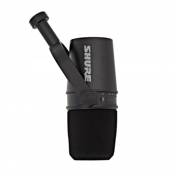 Shure MV7 USB/XLR Podcast Microphone, Black at Gear4music