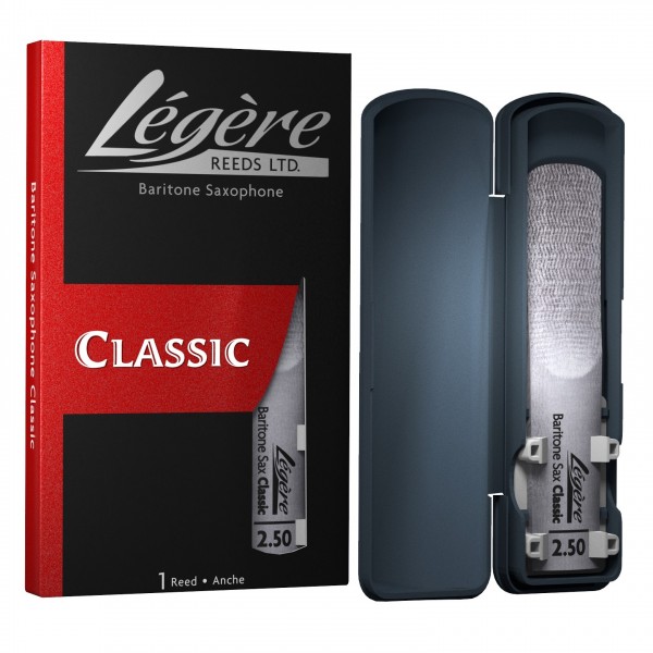 Legere Baritone Saxophone Classic Cut Synthetic Reed, 2.5