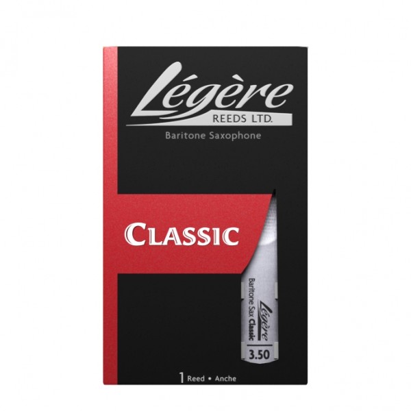 Legere Baritone Saxophone Classic Cut Synthetic Reed, 3.5