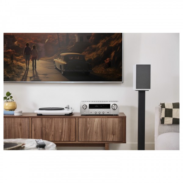 Denon DRA-900H 2 Channel AV Receiver, Silver - Lifestyle