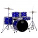 Mapex Comet Series Compact 18'' Drum Kit, Indigo Blue