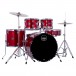 Mapex Comet Serie Kompaktes 22'' Rock Fusion Schlagzeug, infrarot