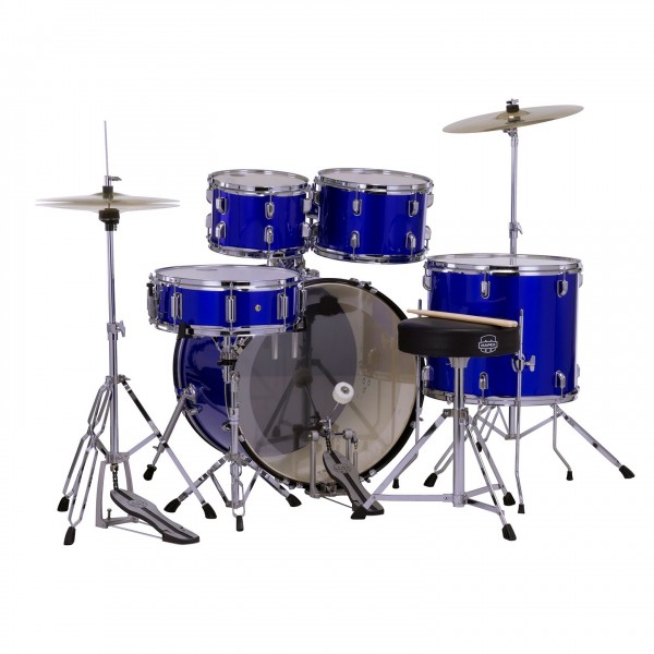 Mapex Comet Series Compact 22'' Rock Fusion Drum Kit, Indigo Blue at ...