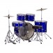 Mapex Comet Series 22'' Drum Kit, Indigo Blue w/Extra Crash