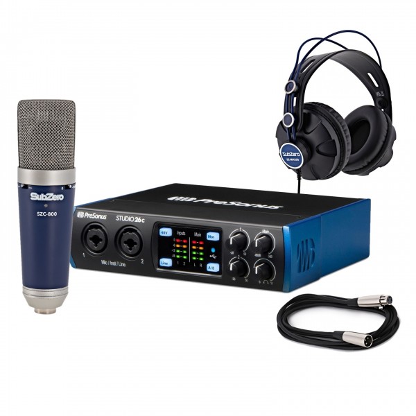 Presonus Studio 26C Audio Interface Recording Bundle - Bundle
