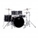 Mapex Comet Series 22'' Drum Kit, Dark Black w/Extra Crash