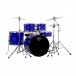 Mapex Comet Series 22'' Drum Kit, Indigo Blau m/Extra Crash